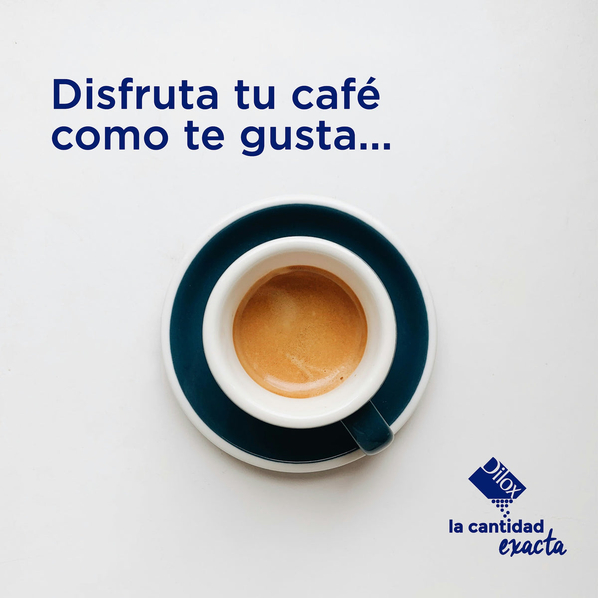Aspartame en sobre Dilox para endulzar café