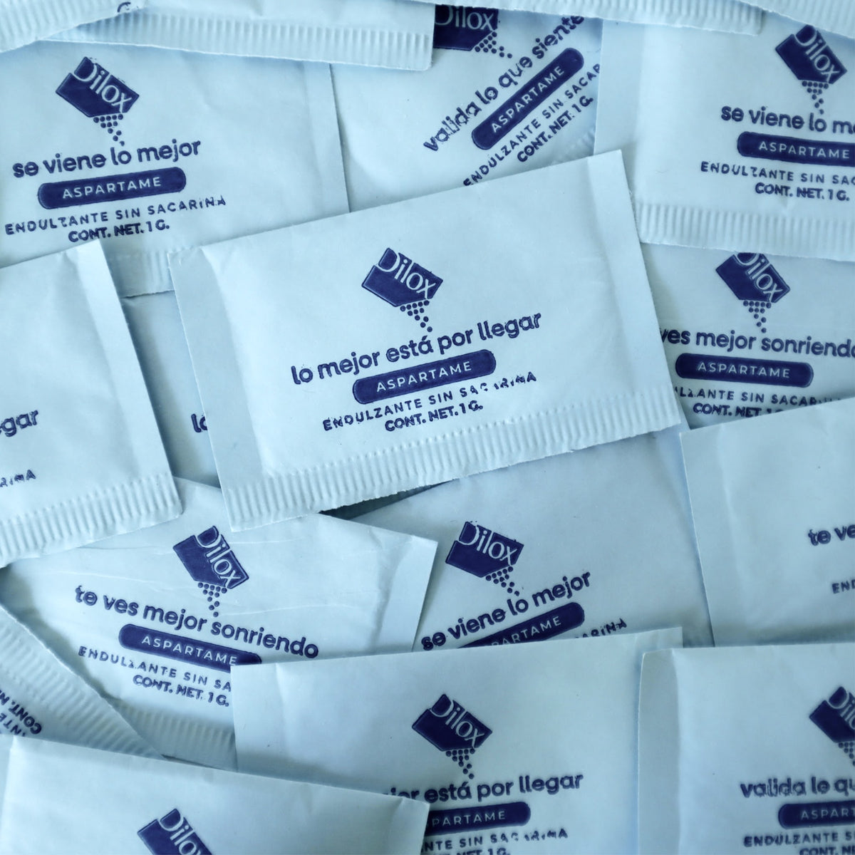 Sobres de aspartame Dilox de 1 g