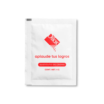 Sobre de sustituto de crema Dilox para café